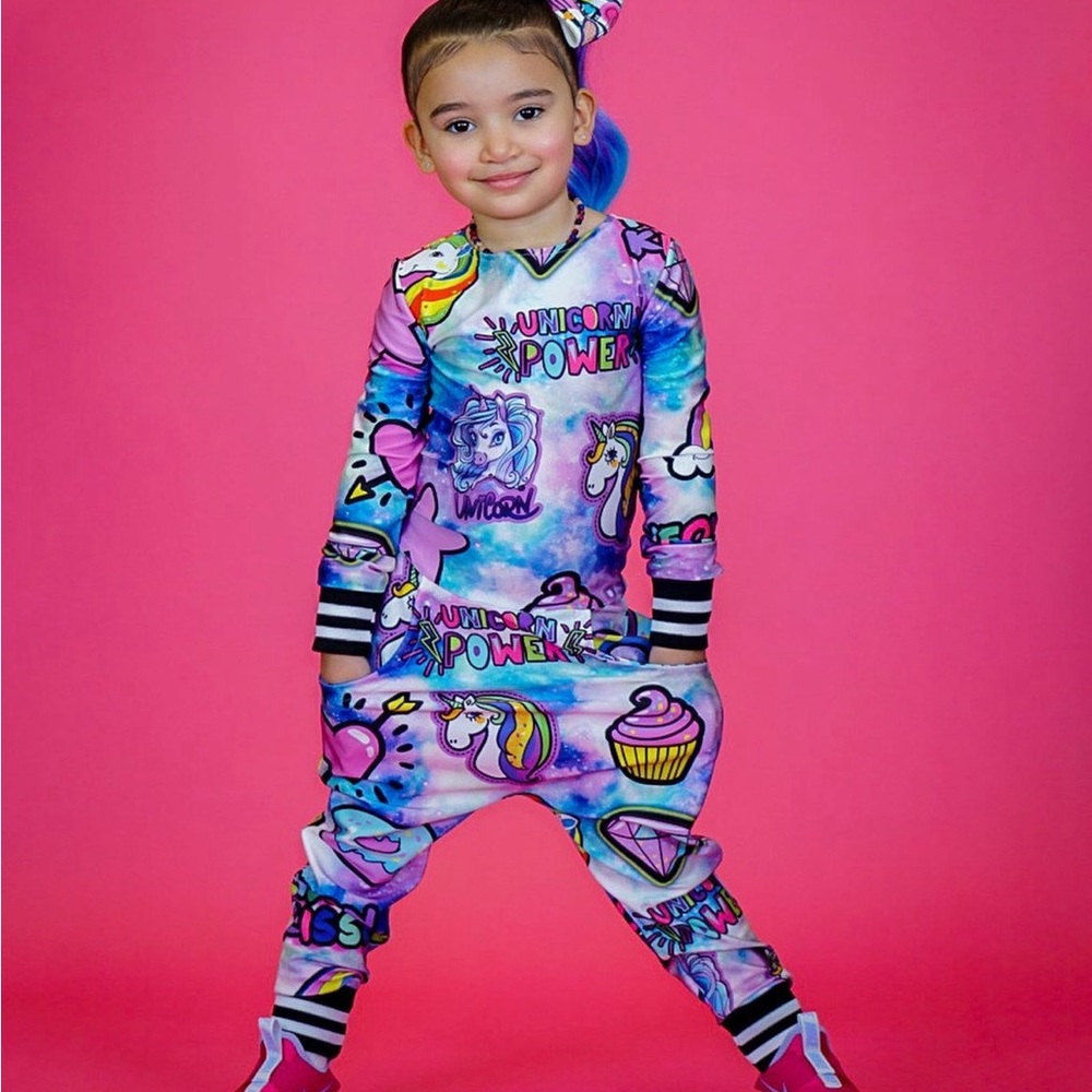 Unicorn Power One Piece Romper by Neon Kisses